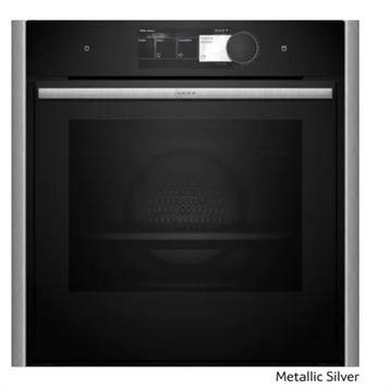 Kombi-/dampovn 60 x 60 cm Flexdesign 71l A+ m/disp - Neff N90 - Metallic Silver